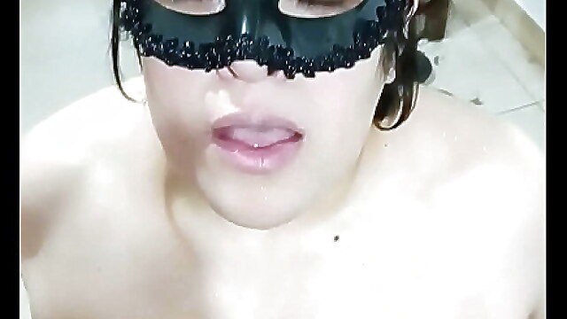 Bbw deepthroat spit, bbw drinks piss, piss drinking facefuck, spit facefuck, bbw mask porn