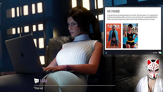 Laras playground, asshole games, lara croft cosplay, adventure threesome, lara anal