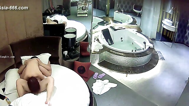 Asian couple voyeur, wife and lover cam, lovers cam, hidden cam wife used, chinese lover