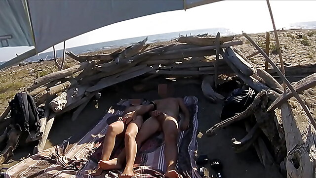 Nudist beach jerk, upskirt touching pussy, beach flash camera, risky public masturbation unknown, nudist wanking beach, outdoor wank off